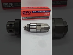 Válvula de alivio de la excavadora