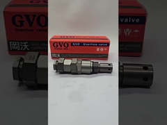 Válvula de alivio de la excavadora