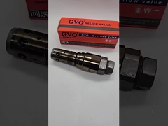 Válvula de alivio de la excavadora