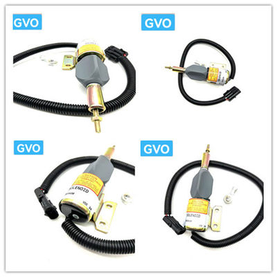 3935430 Piezas de excavadora Motor Cummins 6BT válvula de solenoide de corte de aceite dispositivo de interrupción de encendido del interruptor 3935432 SA-4755-24